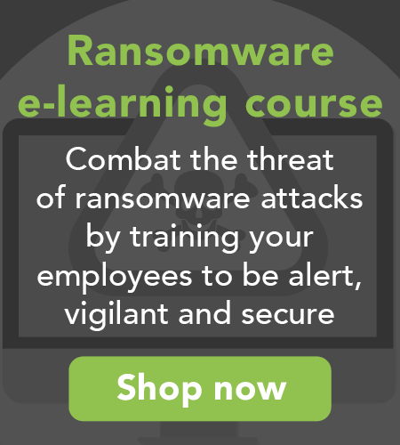 ransomeware staff awareness banner