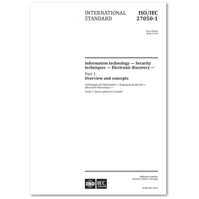 ISO/IEC 27050-1 2016